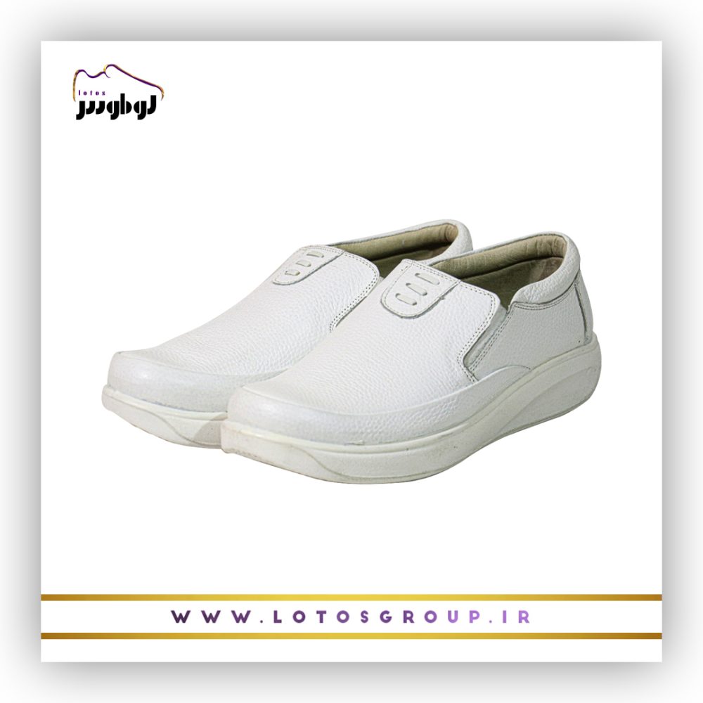 کفش اداری آرین سفید